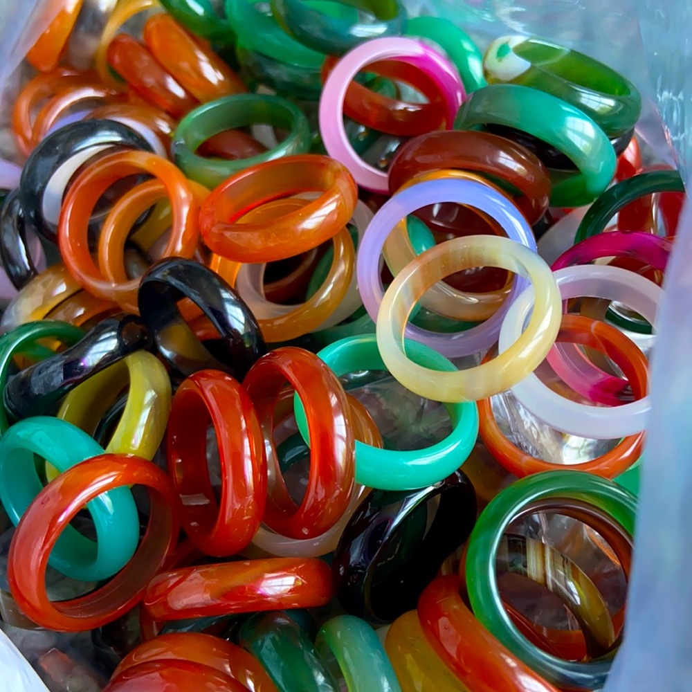 Natural Stone Rings